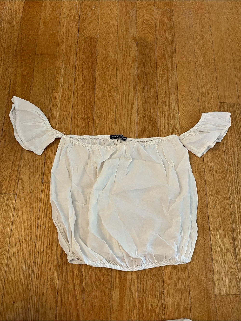 Brandy Melville Off-Shoulder White Women’s Top